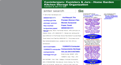 Desktop Screenshot of canistersjars.com